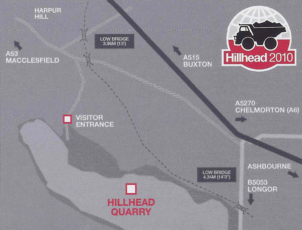 Hillhead 2010 Location Map