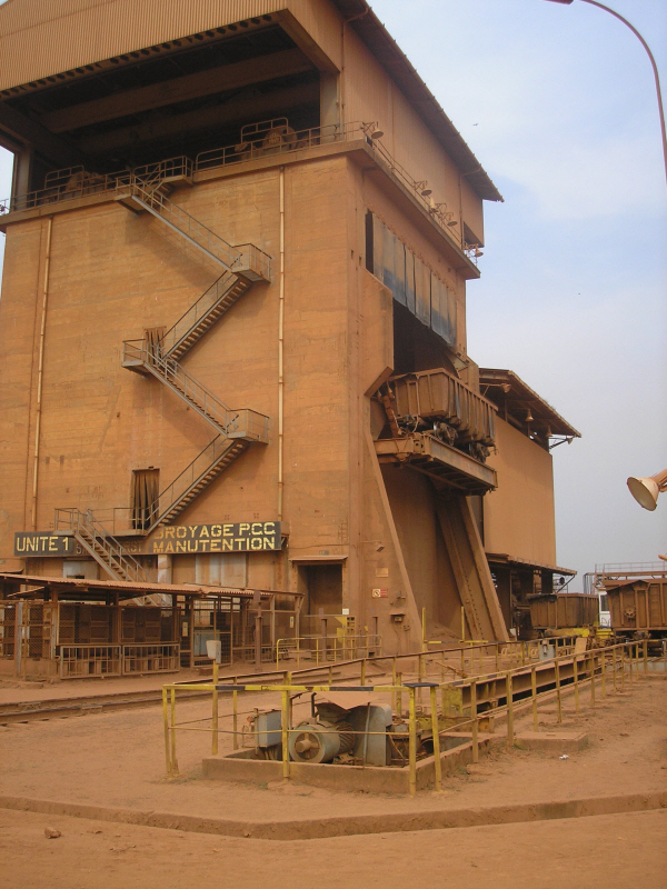 Kamsar Rail Unloading